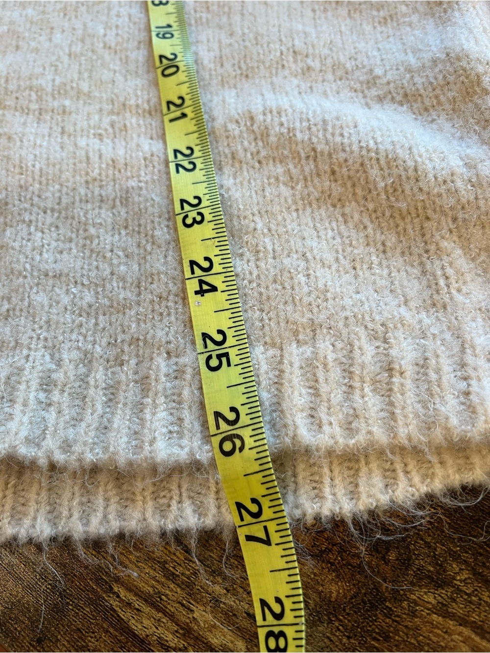 Macaron Rainbow Stripe Angora Blend Oversized Sweater Medium - Picture 9 of 10